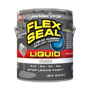 Flex Seal Liquid 1 Gal. Clear Liquid Rubber Sealant Coating
