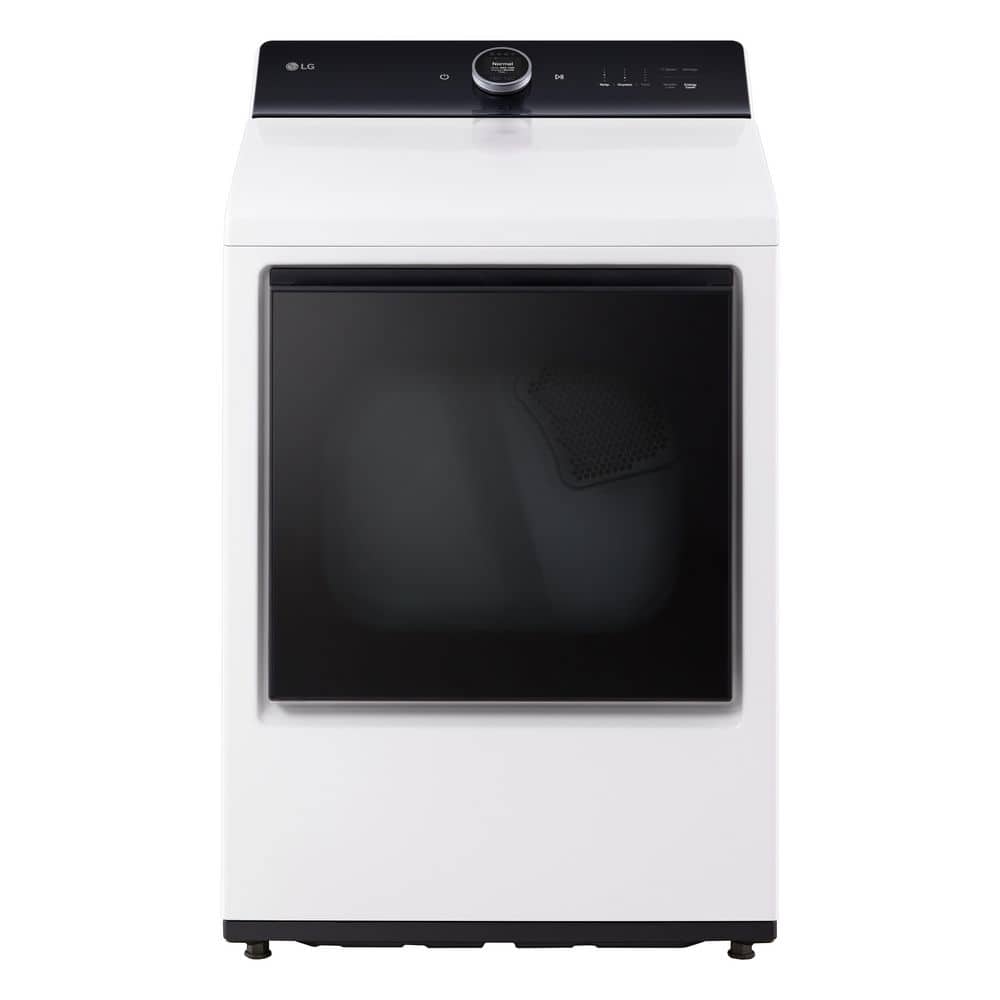7.3 cu. ft. vented SMART Electric Dryer in White with EasyLoad Door, TurboSteam and Sensor Dry Technology