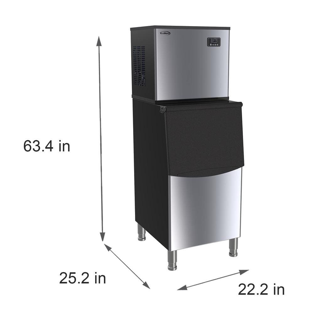 Buy 26 in. 315 lbs. Freestanding Air Cooled Commercial IceMaker with