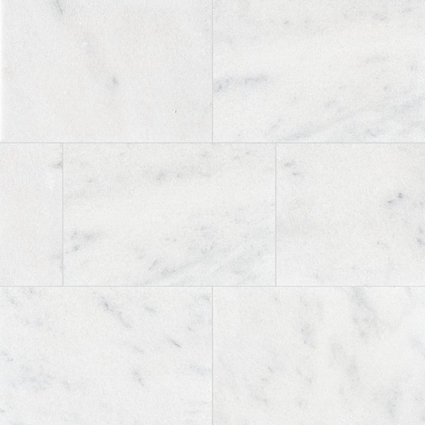 Sierra White 3 cm. x 16 in. x 24 in. Sandblast Marble Paver Tile (2.66 sq. ft.)
