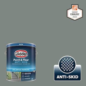 1 gal. PPG10-06 Thunderbolt Satin Interior/Exterior Anti-Skid Porch and Floor Paint with Cool Surface Technology