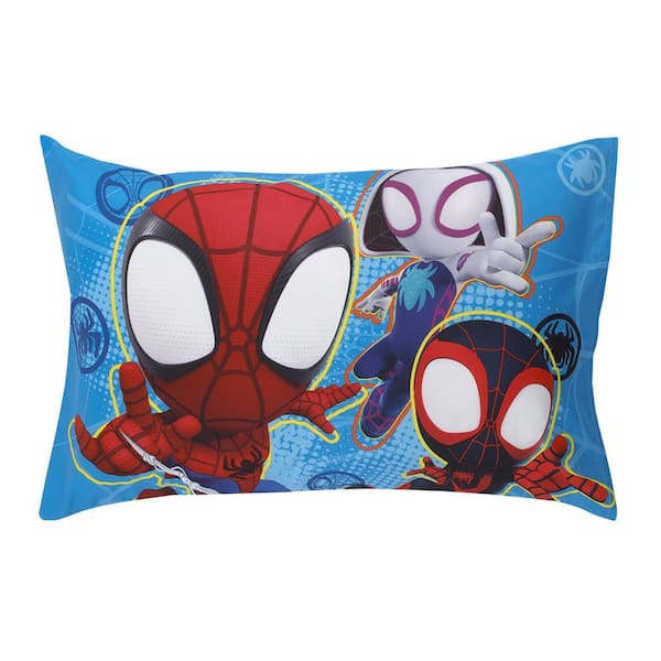 Marvel Spidey Team 4 Piece Toddler Bed Set - Blue