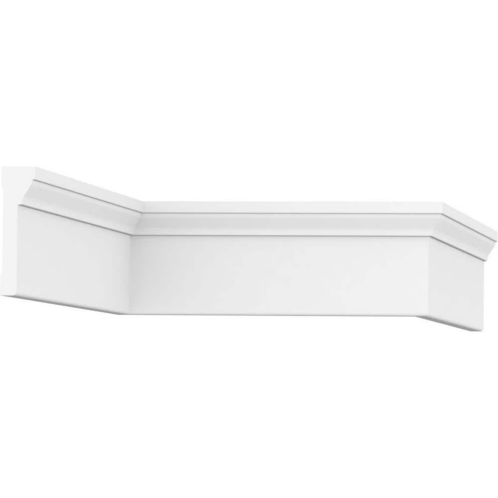 96'' White PVC Decorative Back Band Casing Moulding