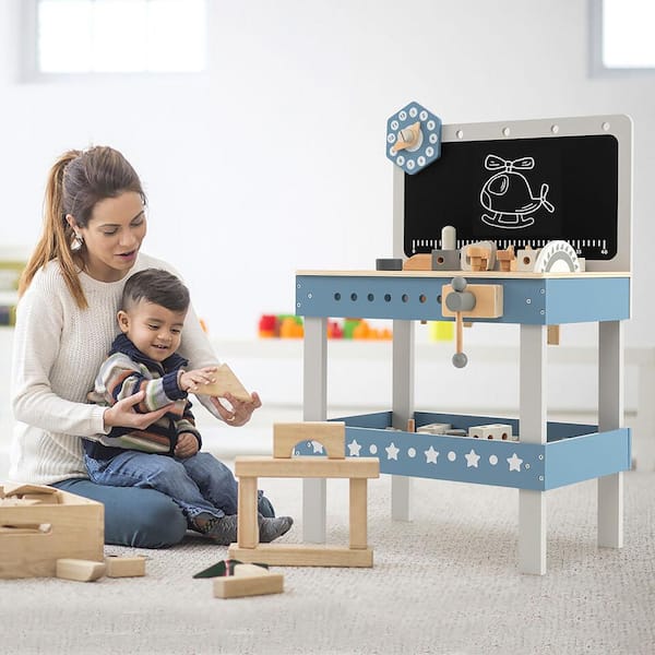 Pretend play workbench shop