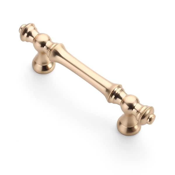6-Pack 3 in. Brushed Brass Kitchen Cabinet Handles, Cabinet Pulls, Kitchen Cabinet Hardware, Drawer Pulls