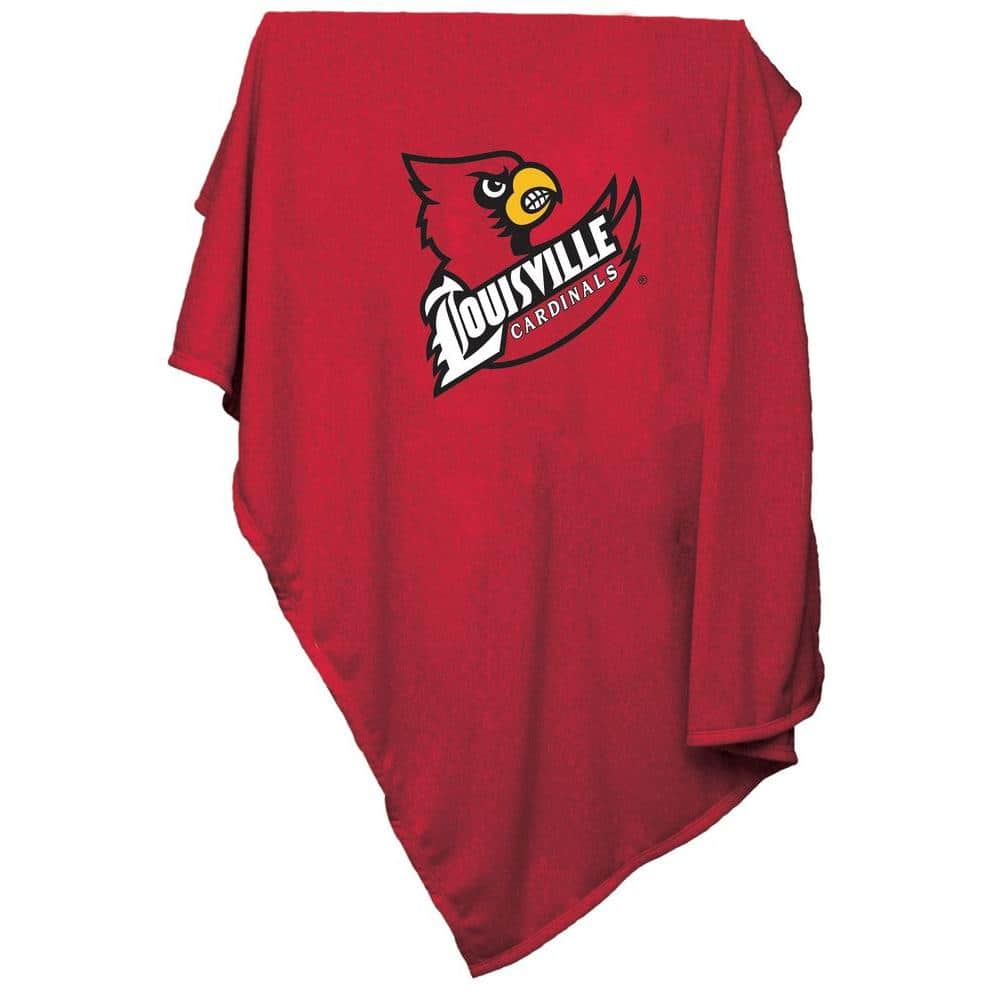 NCAA University of Louisville Cardinals Sherpa Fleece Blanket