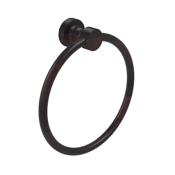 Allied Brass Foxtrot Collection Wall Mounted Towel Ring in Venetian Bronze