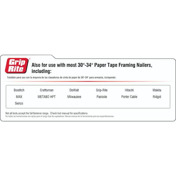 Grip-Rite 3/4 In. L X 11 Ga. Angled Coil Electro Galvanized Roofing Nails 15 Deg 7200 Pk - View #6
