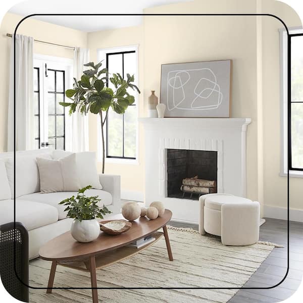 BEHR MARQUEE 1 gal. 70 Linen White Matte Interior Paint with BEHR MARQUEE 1 gal. 70 Linen White Matte Interior Paint with