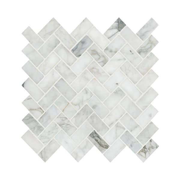 Apollo Tile (Sample) Floor and Wall Tile Brown and Beige 4-in x 4-in Polished Glass/Metal/Stone Quartz Linear Patterned Floor and Wall Tile