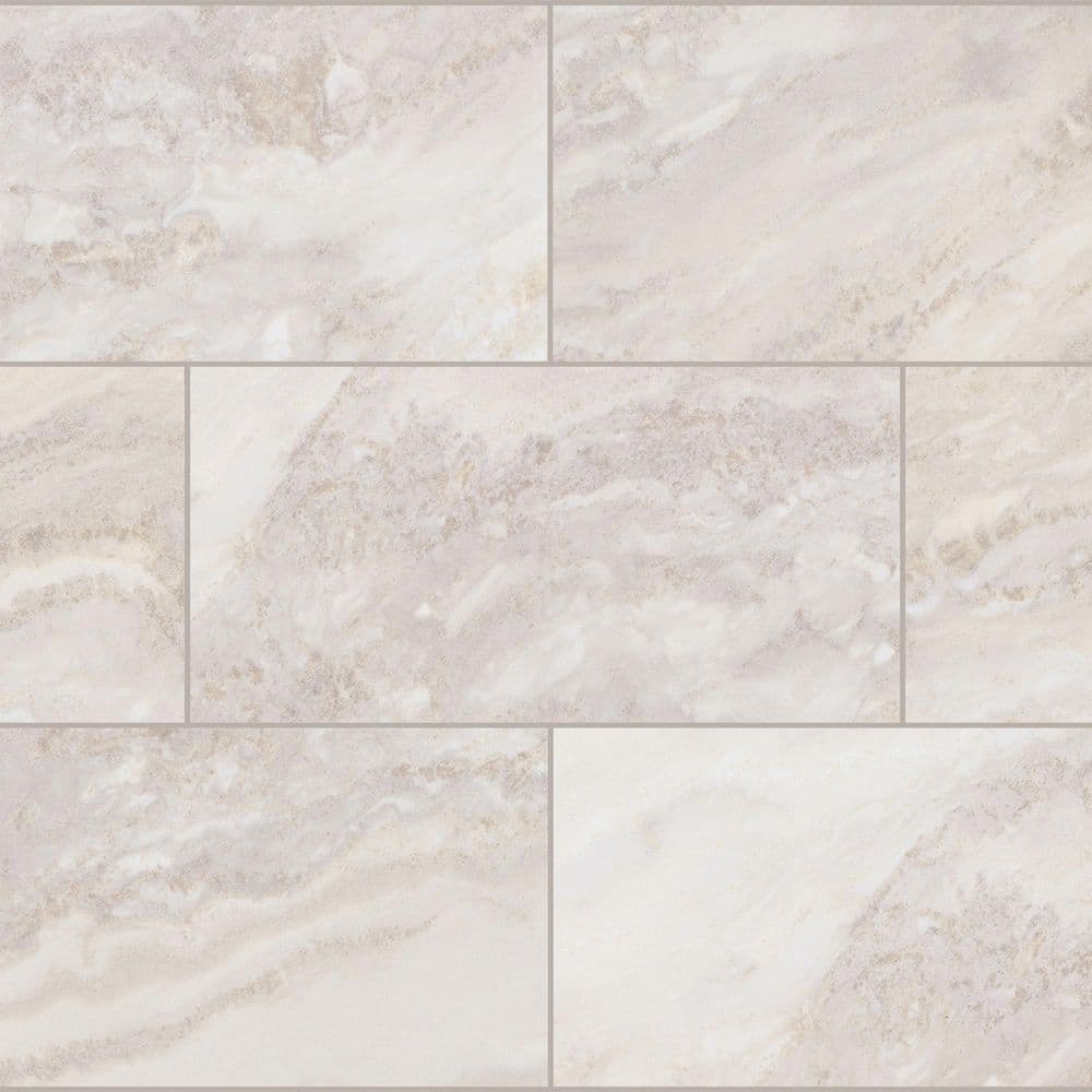 Eglise Marble 22 MIL x 11.9 in. W x 23.8 in. L Click Lock Waterproof Vinyl Tile Flooring (17.7 sq. ft./Case) price history on PriceWatchPro