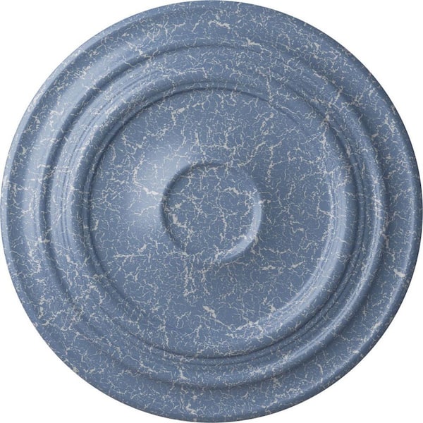 Ekena Millwork 32-5/8 in. x 1-1/2 in. Giana Urethane Ceiling Medallion (Fits Canopies up to 7-7/8 in.), Americana Crackle