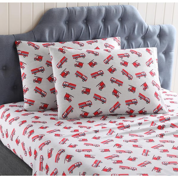 Fire truck shop bedding twin