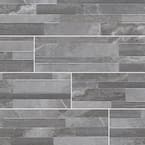 Palisade Grey Ledger Panel 6 in. x 24 in. Matte Porcelain Wall Tile (11 sq. ft. / case)