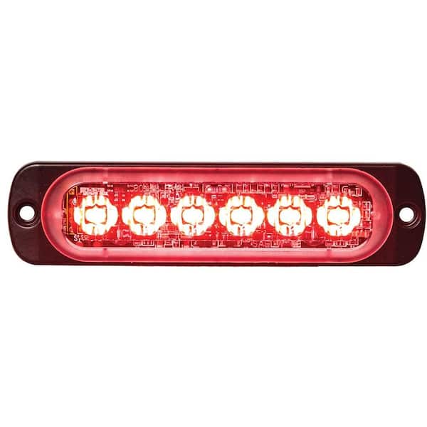 Buyers Products Company LED Red Horizontal Strobe Light 8891903