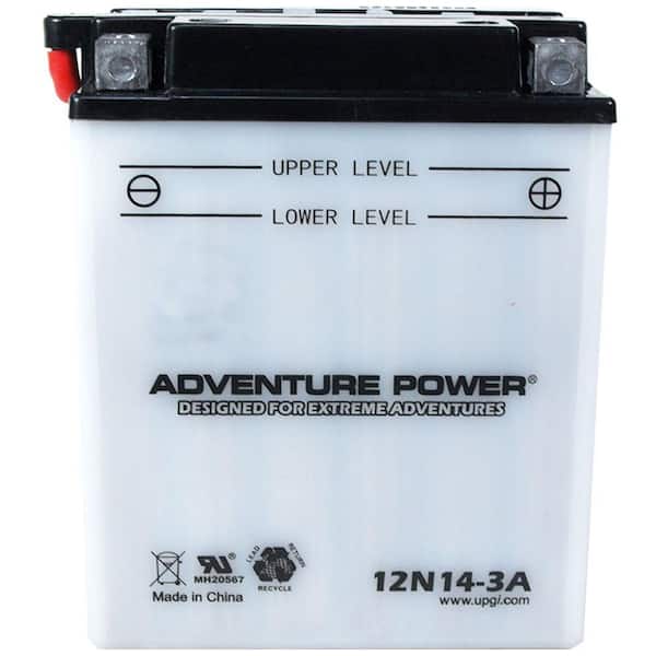 UPG Conventional Wet Pack 12-Volt 14 Ah Capacity D Terminal Battery