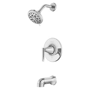 Vedra Single-Handle 3-Spray Tub and Shower Faucet in Polished Chrome (Valve Included)