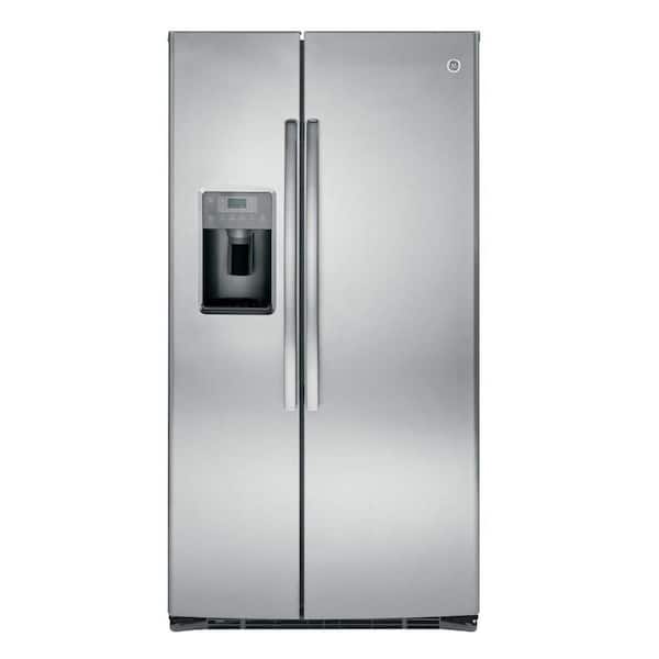GE 25.3 cu. ft. Side by Side Refrigerator in Stainless Steel, ENERGY STAR