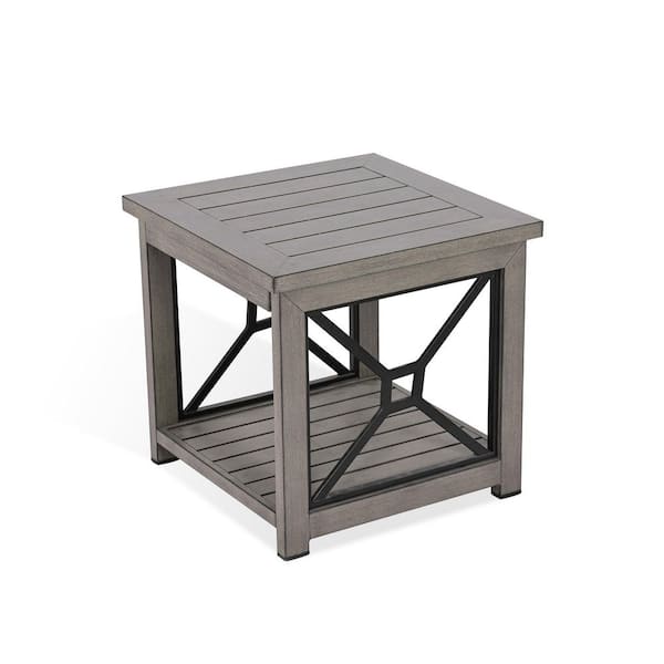 Marindo Square Aluminum Outdoor Side Table