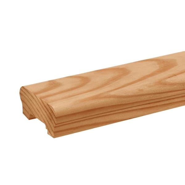 Prowood 6 Ft Pressure Treated Cedar Tone Wood Moulded Handrail 218842