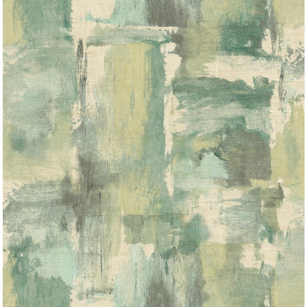 56 sq. ft. Everglades and Moss Green Dry Brush Faux Paper Unpasted Wallpaper Roll price history on PriceWatchPro