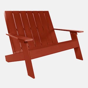 Italica Double Wide Modern Plastic Adirondack Chair