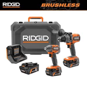 18V Brushless 2-Tool Combo Kit with 6.0 Ah & 4.0 Ah MAX Output Batteries, Charger, Hard Case & 8.0 Ah MAX Output Battery