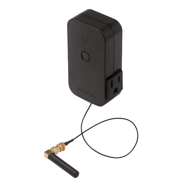 Black Outdoor Landscape Smart Control Timer (1-Pack)