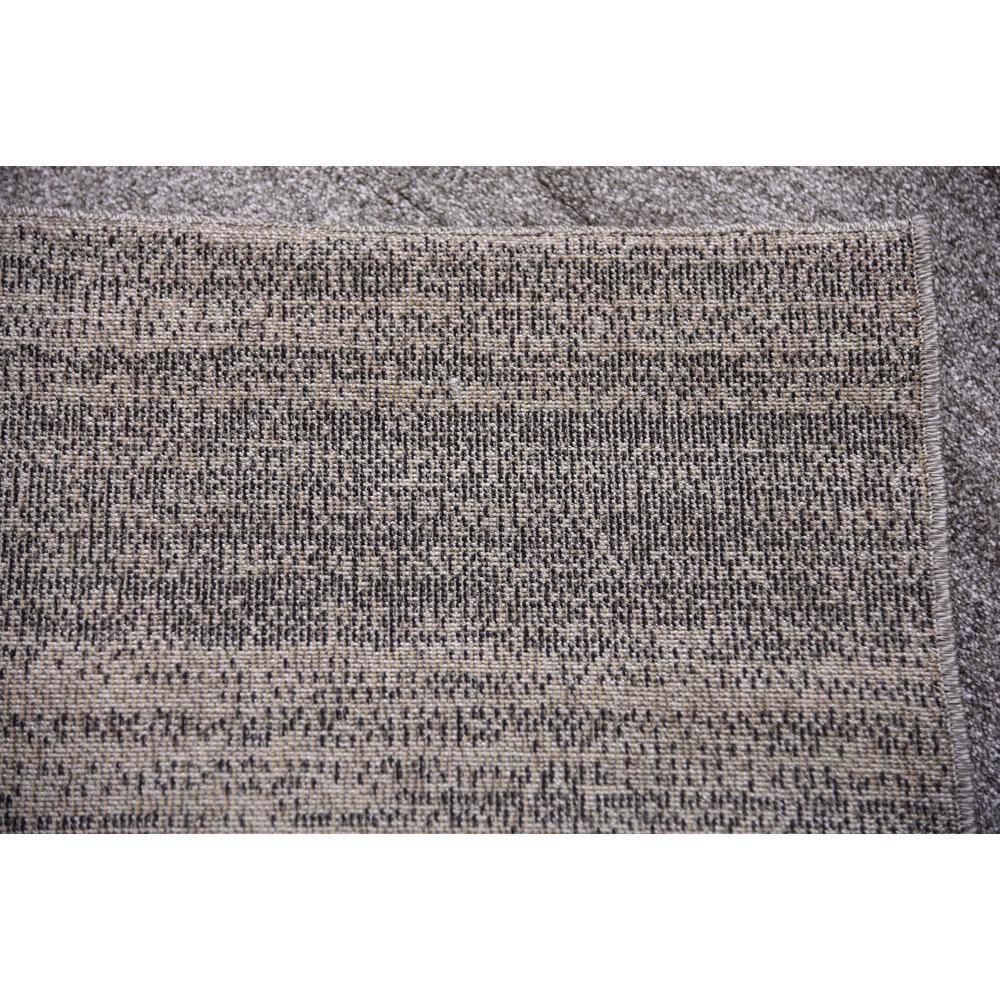 Angelica Light Gray 9' x 12' Tufted Geometric Synthetic Area Rug
