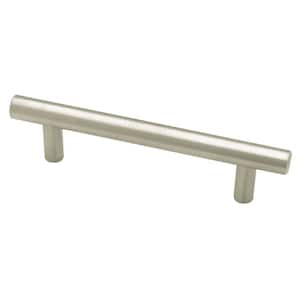 Liberty Steel Bar 3-3/4 in. (96 mm) Cabinet Drawer Pull in Stainless Steel Finish (25-Pack)