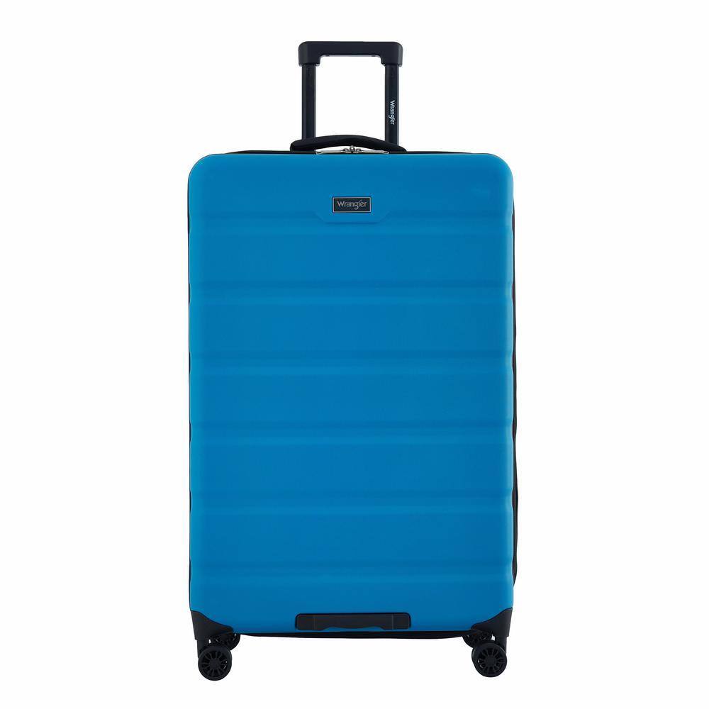Wrangler 22 in. Mosaic Blue Hardside Collapsible Hybrid Rolling Wrangler 22 in. Mosaic Blue Hardside Collapsible Hybrid Rolling