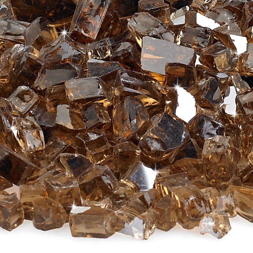 Copper Reflective Tempered Fire Glass Beads for Fire Pits