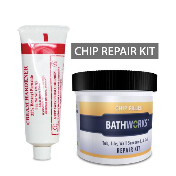 BATHWORKS 3 oz. DIY Bathtub and Tile Chip Repair Kit