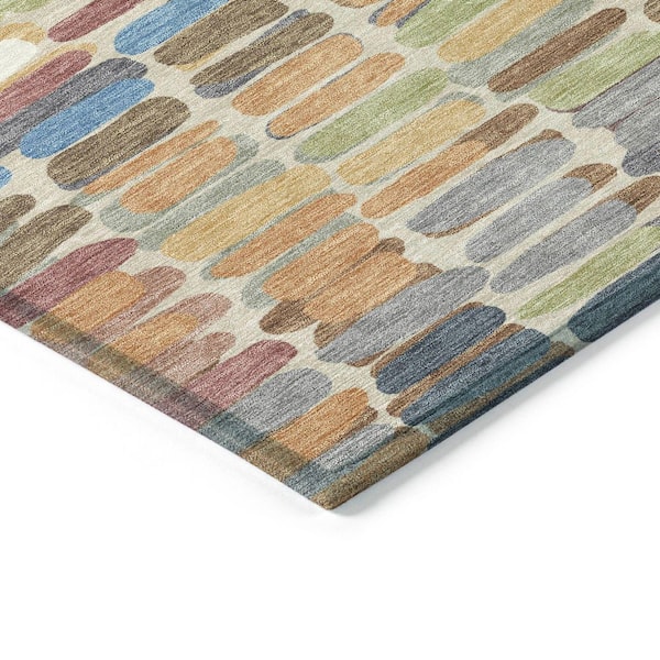 Chantille Machine Washable Indoor/Outdoor Abstract ACN2349 Copper 10 ft. x 14 ft. Area Rug