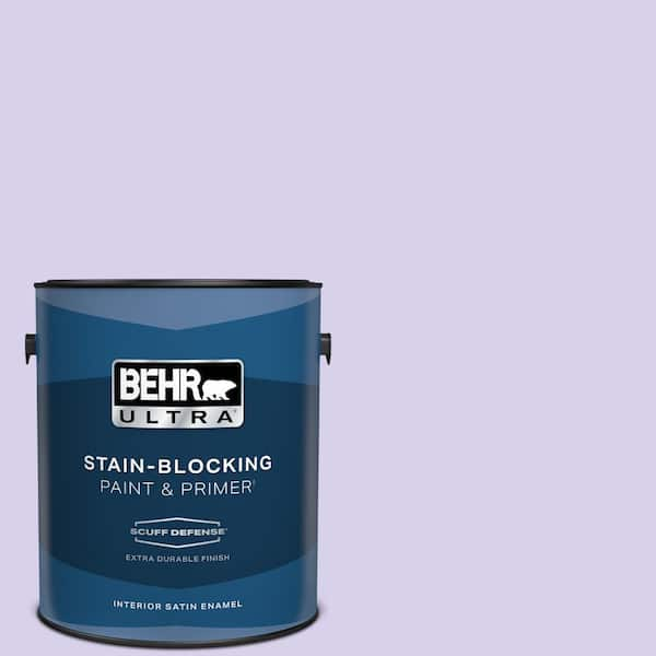 BEHR ULTRA 1 gal. #P560-2 Air Castle Extra Durable Satin Enamel Interior Paint & Primer