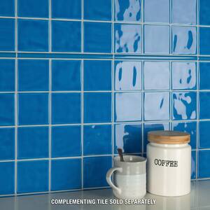 Twist Square Blue Sky 11-3/4 in. x 11-3/4 in. Ceramic Mosaic (9.79 sq. ft. /Case)