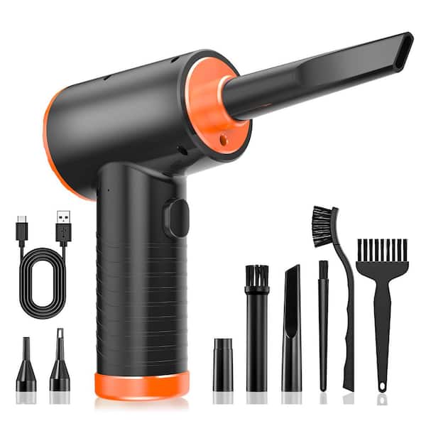 Cordless Compressed Air Duster - Rechargeable 7500mAh 91000RPM Compressed Air Blower for Keyboard, PC and Car Cleaning