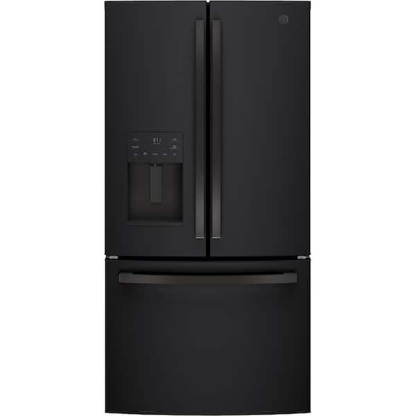 GE 25.6 cu. ft. French-Door Refrigerator in Black Slate, Fingerprint Resistant and ENERGY STAR