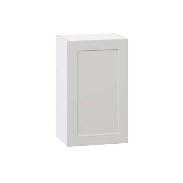 Galveston 18 in. W x 14 in. D x 30 in. H Assembled Shaker Wall Kitchen Cabinet in Light Grey