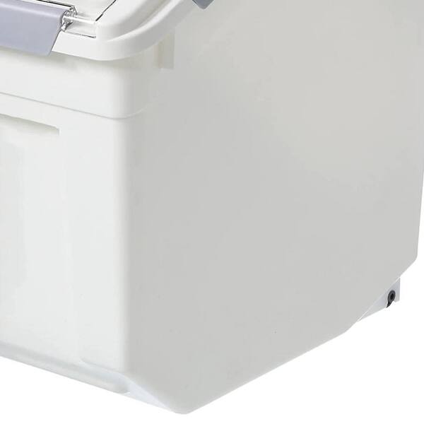 8 Liter Rice Storage Container with Wheels and Measuring Cup, White (Set of  2) 2FC007GY-S - The Home Depot