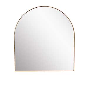 Rodrick-G 34-inch x 32-inch Framed Mirror in Gold