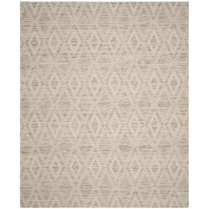 Marbella Light Brown/Ivory 9 ft. x 12 ft. Geometric Area Rug