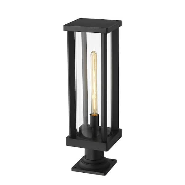 Glenwood Black Metal Bathroom Vanity Countertop Tower Caddy