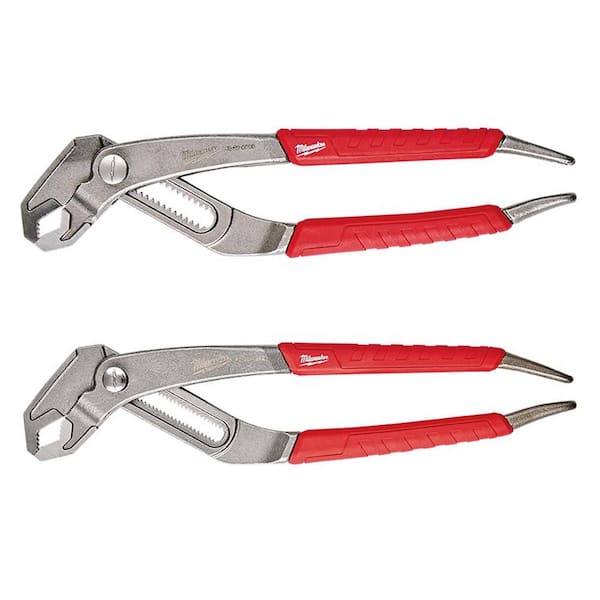 Milwaukee 8 in. and 12 in. V-Jaw Pliers Set (2-Piece)
