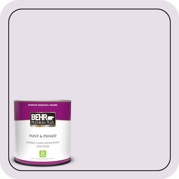BEHR PREMIUM PLUS 1 qt. #660C-1 Bubble Bath Eggshell Enamel Low Odor Interior Paint & Primer