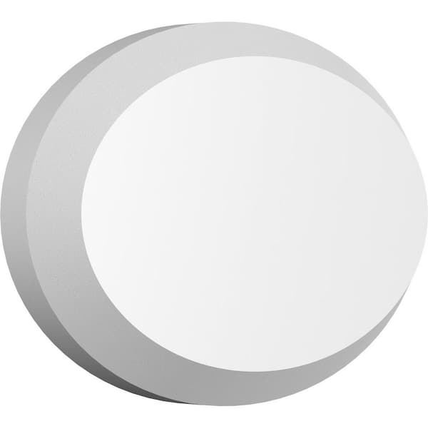Ekena Millwork 4 in. W x 2-3/4 in. H x-1/2 in. P Standard Dalton Rosette with Beveled Edge