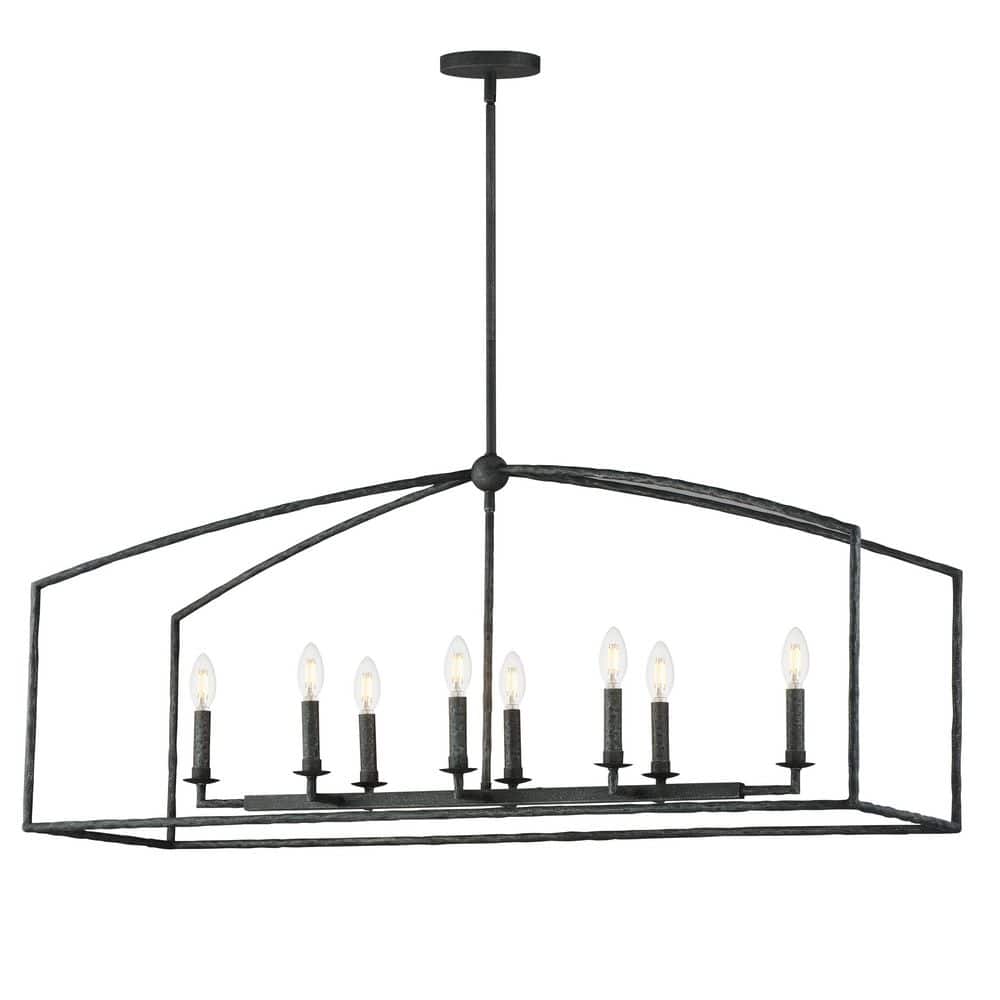 Martel 8 Light 14 in. Wide Blacksmith Pendant Light price history on PriceWatchPro