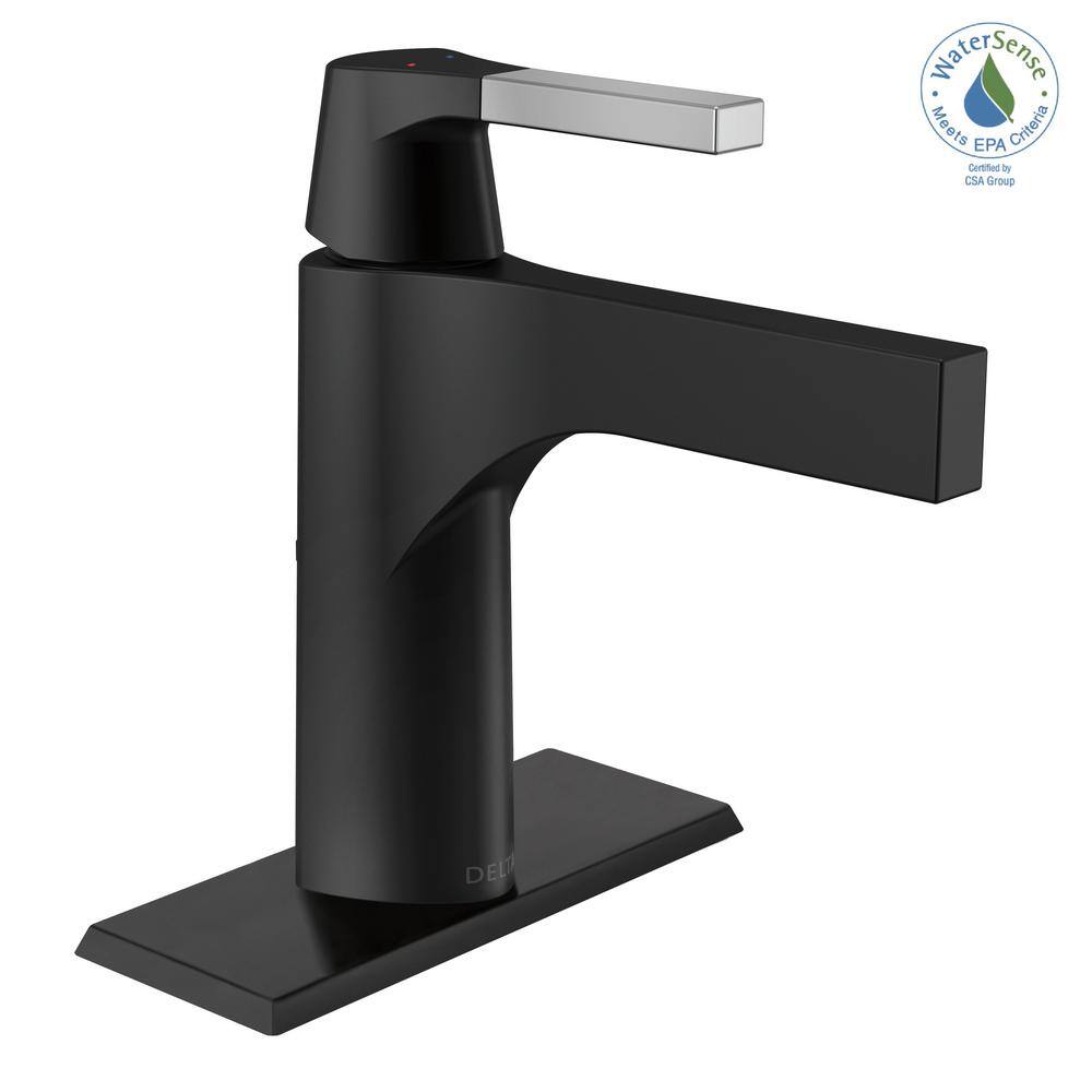 Modern Chrome Brass 7.5" Single Hole Faucet with Drain Assembly