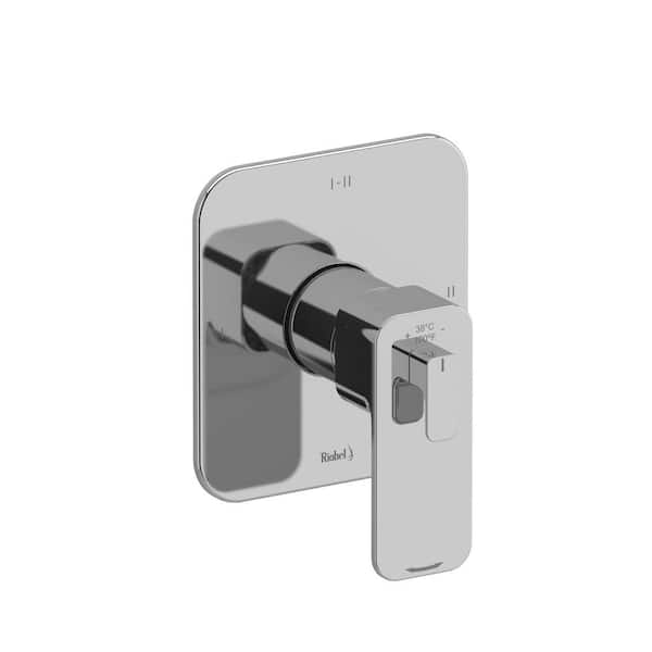 Equinox 1-Handle Wall Mount 1/2 in. Therm and Pressure Balance Trim Kit in Chrome (Valve Not included)