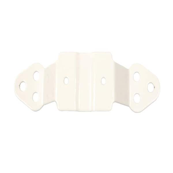 Amerimax Home Products Hi-Gloss White Aluminum #31 Downspout Pipe Cleat
